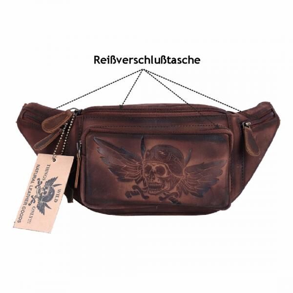 Naturleder Bauchtasche Lozano Italy