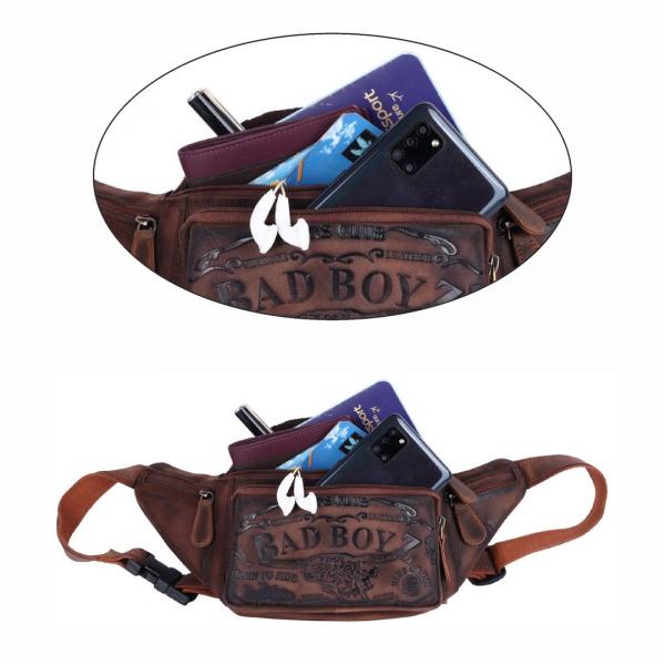 Naturleder Bauchtasche Lozano Italy
