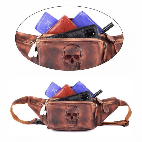 Naturleder Bauchtasche Lozano Italy