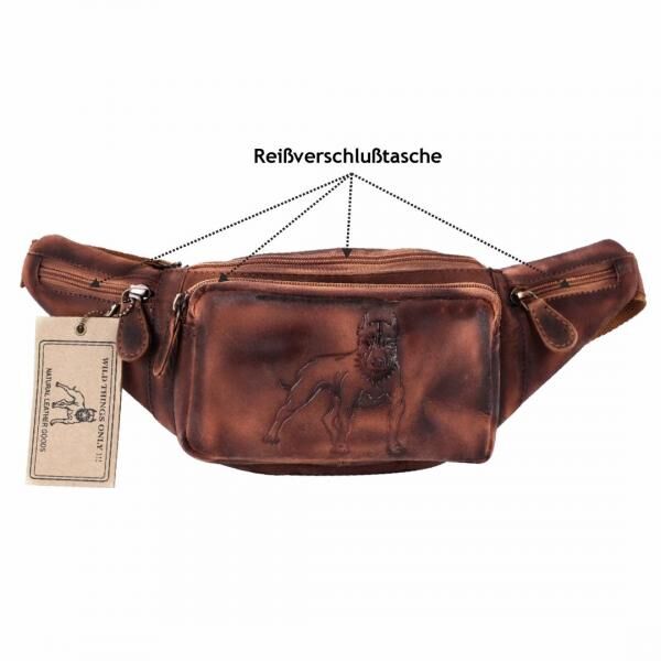 Naturleder Bauchtasche Lozano Italy
