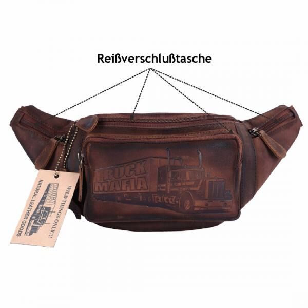 Naturleder Bauchtasche Lozano Italy