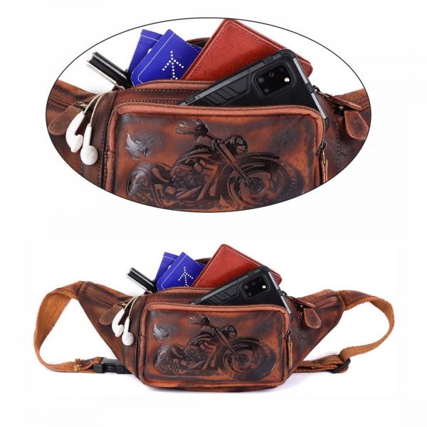 Naturleder Bauchtasche Lozano Italy