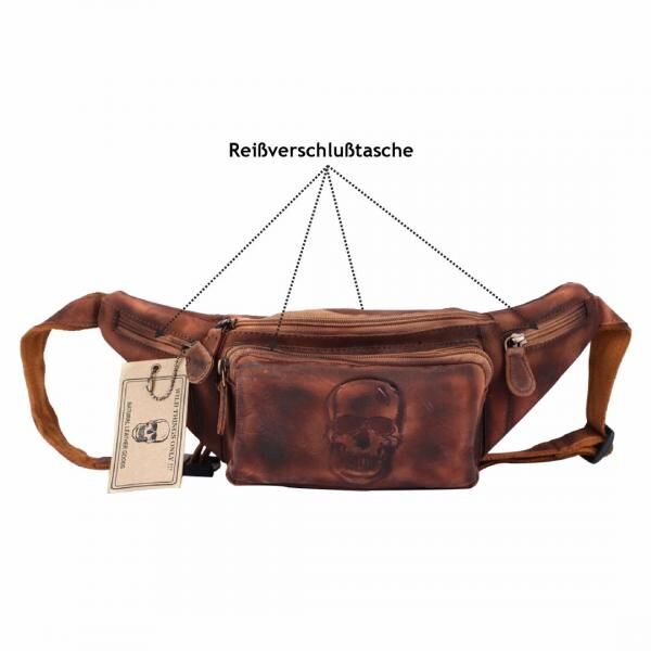 Naturleder Bauchtasche Lozano Italy