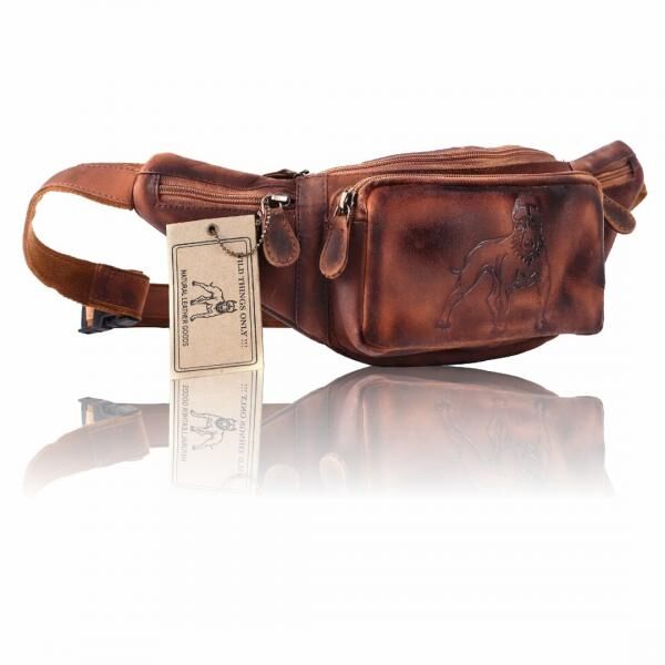 Naturleder Bauchtasche Lozano Italy