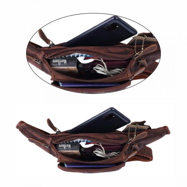 Naturleder Bauchtasche Lozano Italy