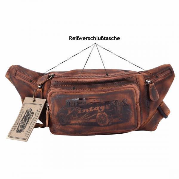 Naturleder Bauchtasche Lozano Italy