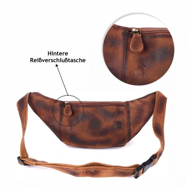 Naturleder Bauchtasche Lozano Italy