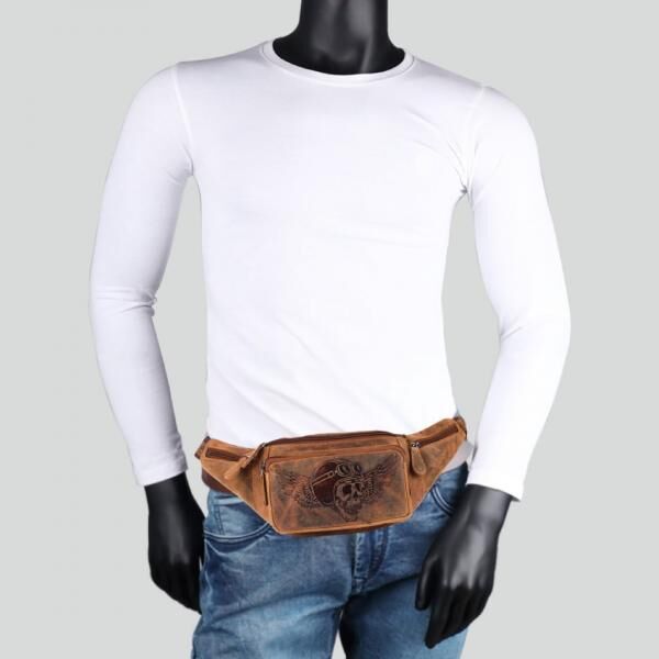 Naturleder Bauchtasche Wild Things Only