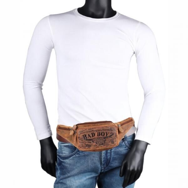 Naturleder Bauchtasche Wild Things Only