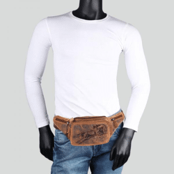 Naturleder Bauchtasche Wild Things Only