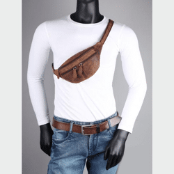 Naturleder Bauchtasche Wild Things Only