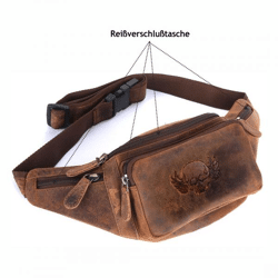 Naturleder Bauchtasche Wild Things Only