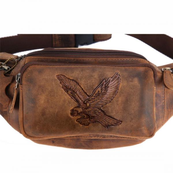 Naturleder Bauchtasche Wild Things Only