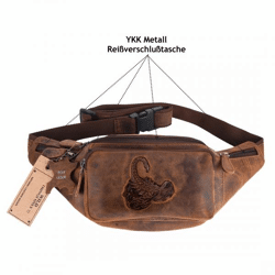 Naturleder Bauchtasche Wild Things Only