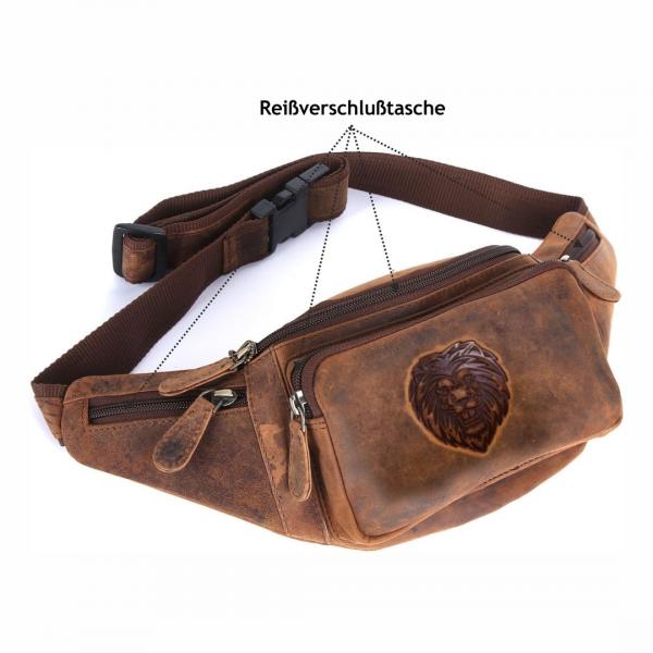 Naturleder Bauchtasche Wild Things Only