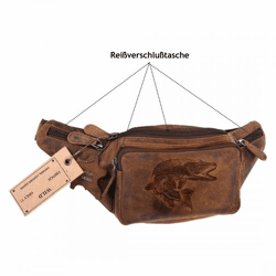 Naturleder Bauchtasche Wild Things Only