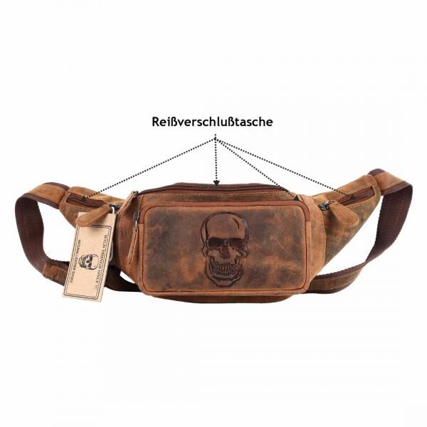 Naturleder Bauchtasche Wild Things Only