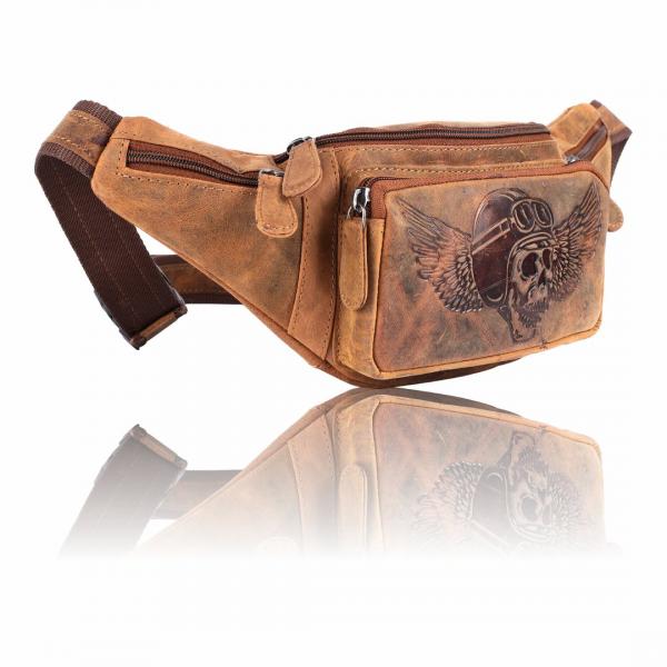 Naturleder Bauchtasche Wild Things Only