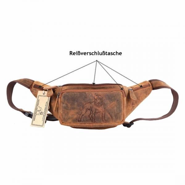 Naturleder Bauchtasche Wild Things Only