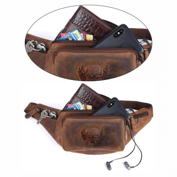 Naturleder Bauchtasche Wild Things Only