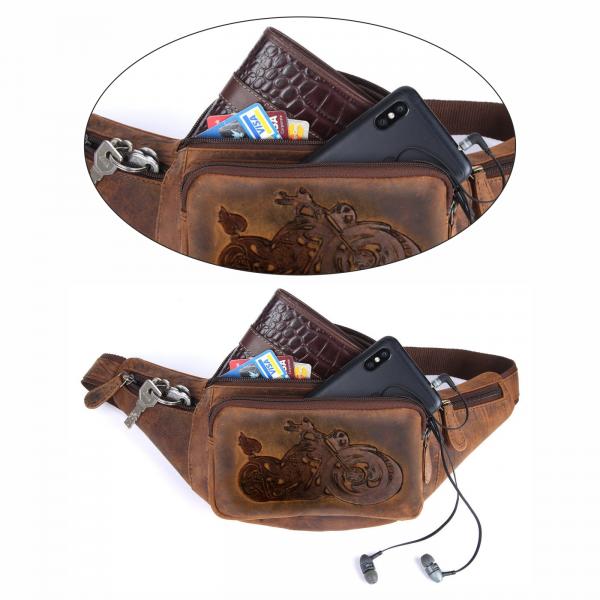 Naturleder Bauchtasche Wild Things Only