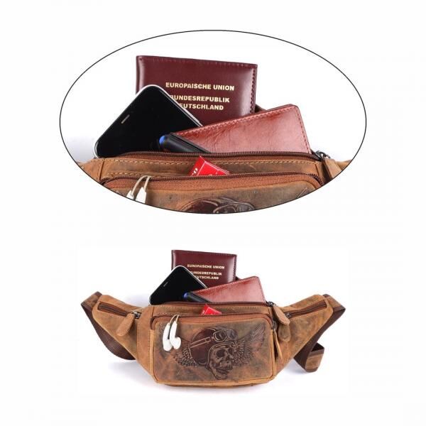 Naturleder Bauchtasche Wild Things Only