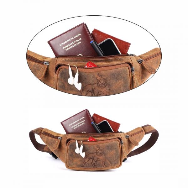 Naturleder Bauchtasche Wild Things Only