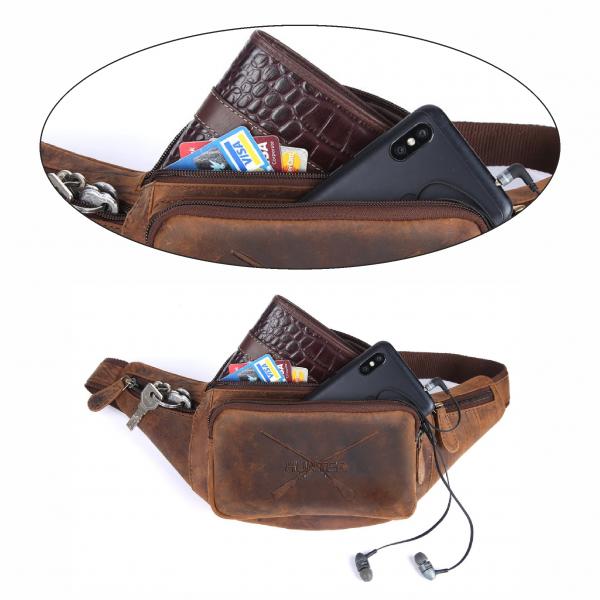 Naturleder Bauchtasche Wild Things Only