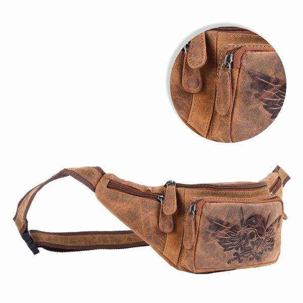 Naturleder Bauchtasche Wild Things Only