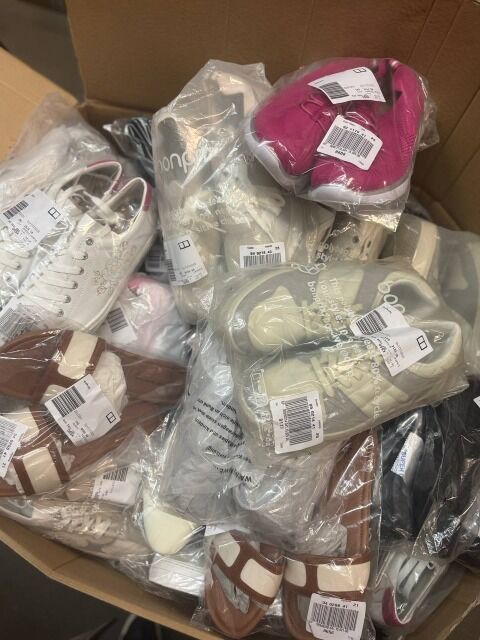 ab 4,50 € pro Paar – Neue Sommer-Schuhkollektion aus deutschen Katalogen, 95 % Damen- und 5 % Herrenschuhe, alles neu und versandbereit