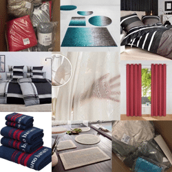 4.80 € per item - Household goods mix A/B/C returns from DE catalogs, from 30 items, incl. bed linen, towels, curtains, etc.