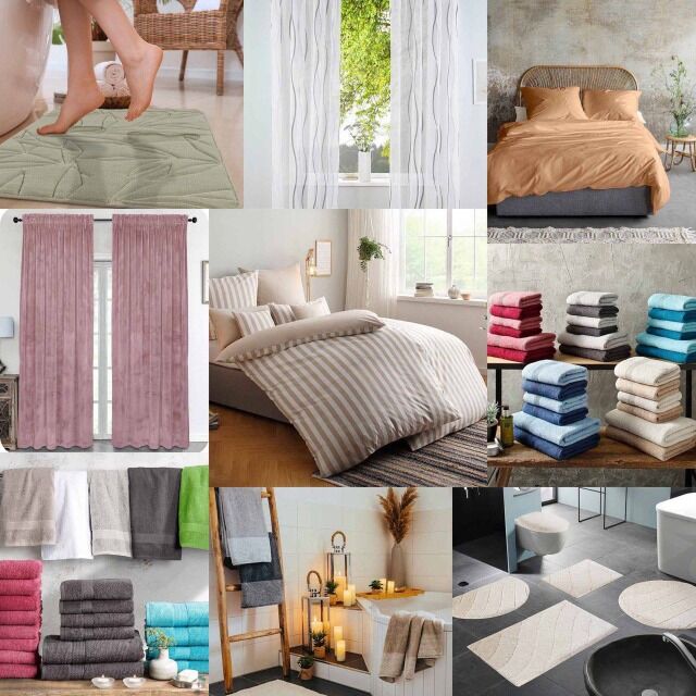 4,80 € pro Stück – Haushaltswaren-Mix A/B/C Retouren aus DE-Katalogen, ab 30 St., inkl. Bettwäsche, Handtücher, Vorhänge u.m.