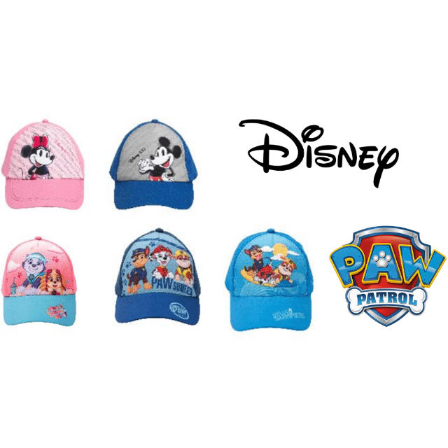 Lizenz Kinder Jungen und Mädchen Baseballcap Kepi Kopfbedeckung Cap Kopfkleidung Mütze Kopfbedeckung Restposten Mix