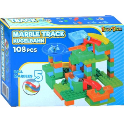 Murmelbahn / Kugelbahn MARBLE TRACK - 108 Teile