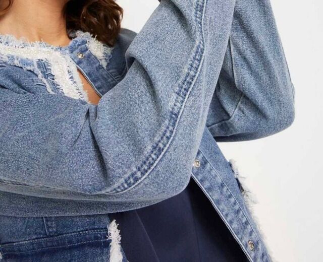 2,90 € pro Stück – Damen-Jeansjacken Mix (Kategorie A, Lagerware DE, ab 20 Stk, Größen 38–54)
