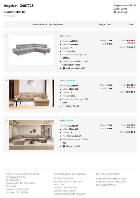 NEUE Sofa Modelle im Paket - Super Ersparnis Möbel fürs Wohnzimmer