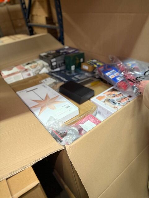 353 € – MIX-Palette mit Technik, Haushalts- und Kinderwaren, Rückläufer A/B/C, ab 1 Palette, sofort verfügbar, Versand weltweit