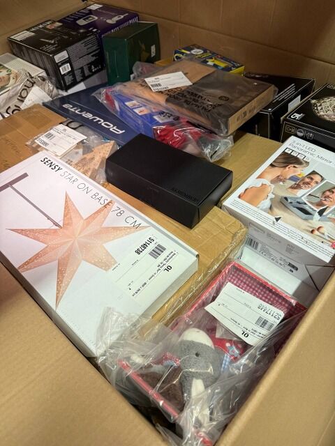 353 € – MIX-Palette mit Technik, Haushalts- und Kinderwaren, Rückläufer A/B/C, ab 1 Palette, sofort verfügbar, Versand weltweit