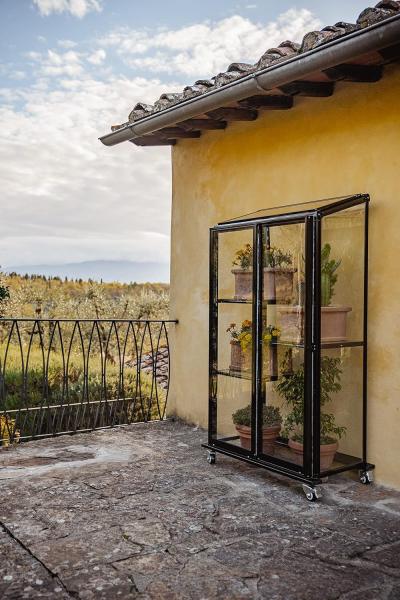 Balkon-Gewächshaus mit Sicherheitsglas