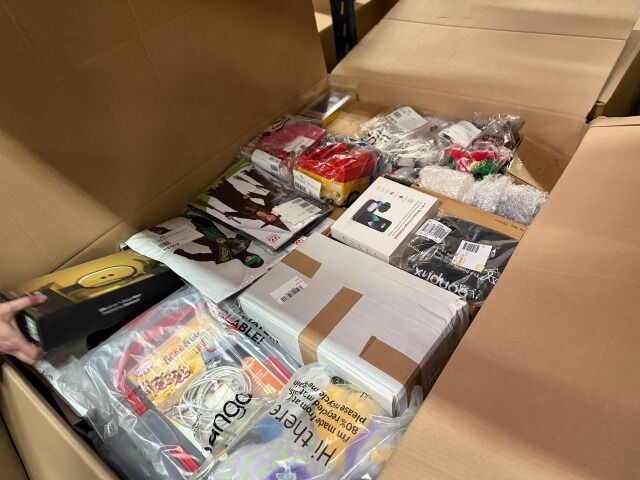 351 € pro Palette – MIX-Retouren A/B/C: Haushaltswaren, Kinderartikel, Spielzeug, Textilien, 1 Palette Mindestmenge, Versand weltweit