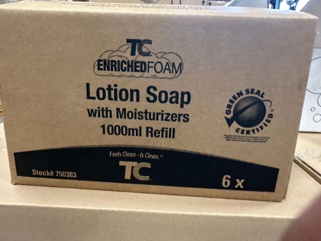  Enriched foam Lotion Soap with moisturizes 1000ml refill
