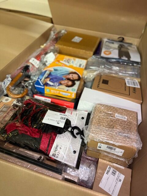 353 € pro Palette – MIX aus Haushaltswaren, Babyartikeln, Technik und mehr, Kategorie A/B/C, deutsche Marken, sofort lieferbar