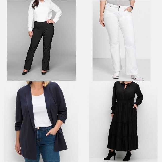 ab 3,90 €/Stück – Damenbekleidung Sheego L–XXXL, neu, ohne Unterwäsche, Blusen, Kleider, Jeans, sofort verfügbar, Versand weltweit