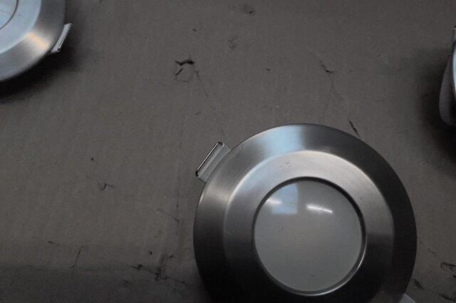 Nachhaltige ultraflaches LED Einbauleuchten 3er-Set - Flat schwenkbar - aus 50% recyceltem Kunststoff