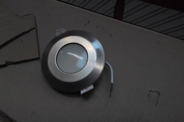 Nachhaltige ultraflaches LED Einbauleuchten 3er-Set - Modul aus recyceltem Kunststoff / B-Ware /schwenkbar