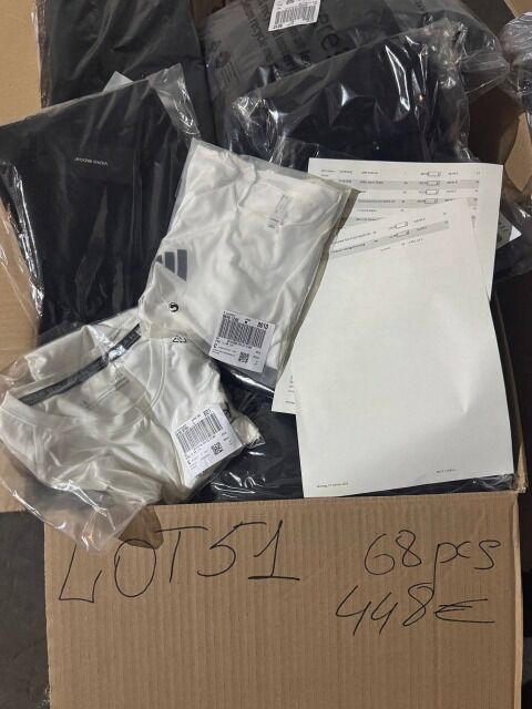 448 € für 68 Stk. Markenmix Damen/Herren – Kundenretouren, Top-Marken wie Nike, Hilfiger, Levi’s, Mix aus A/B/C, sofort verfügbar