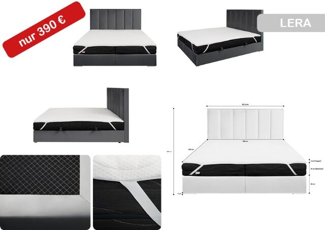 Angebot Postenware: Boxbett LERA + QUBIK – attraktive Stückzahlen verfügbar