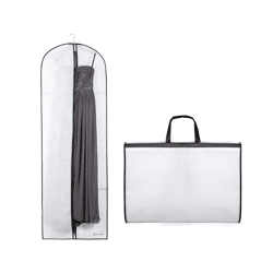 Luk-Aves Kleiderbeutel Kleideraufbewahrung Kleidersack Schutzhülle für Kleidung Kleiderschutzhülle weiß Restposten Mix