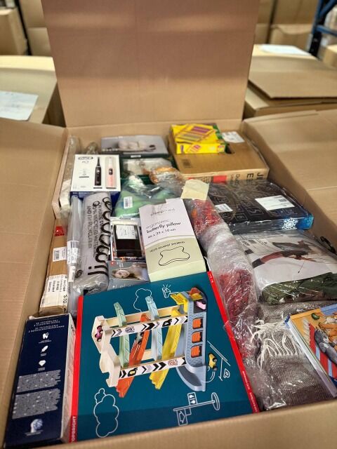 353 € MIX-Palette N10: Haushaltsgeräte, Babyartikel, Küchenzubehör, Spielzeug, Rückläufer A/B/C, Markenware, ab 1 Stück, Versand weltweit