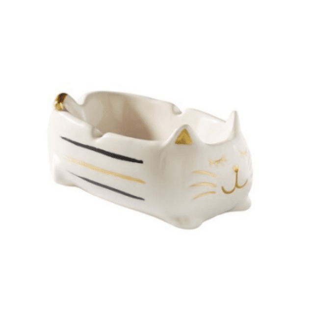 Aschenbecher Katzen-Aschenbecher Ascher Tiermotiv Deko Zigarillos Zigaretten Balkon Terrasse Raucherzubehör Katze Dekoration Restposten